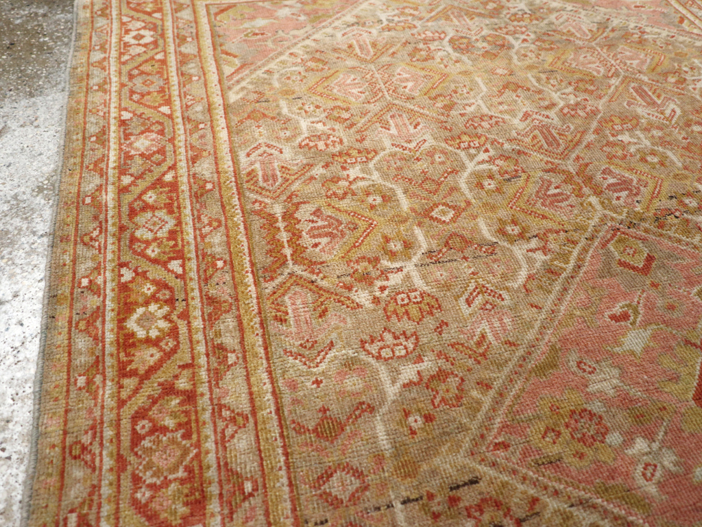 Antique Persian Mahal Rug, No.24480 - Gsblank
