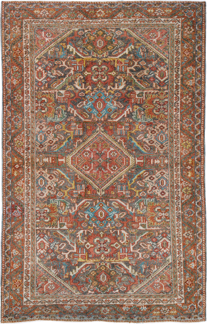 Antique Persian Mahal Rug, No.24481 - Gsblank
