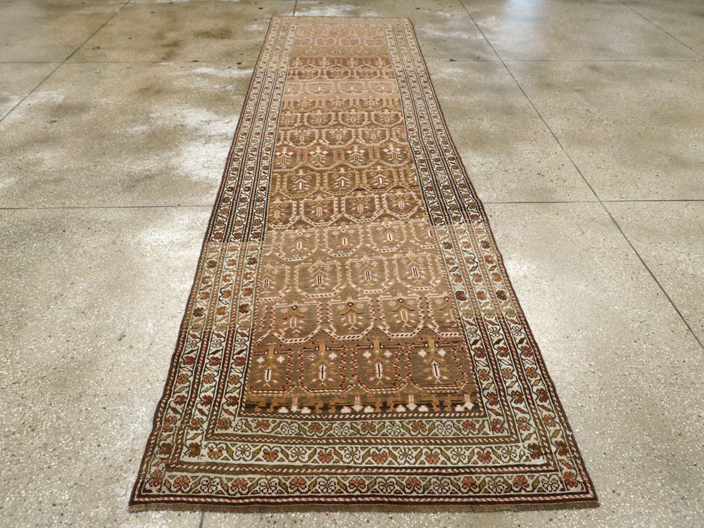 Antique Persian Kurd Runner, No.24485 - Gsblank