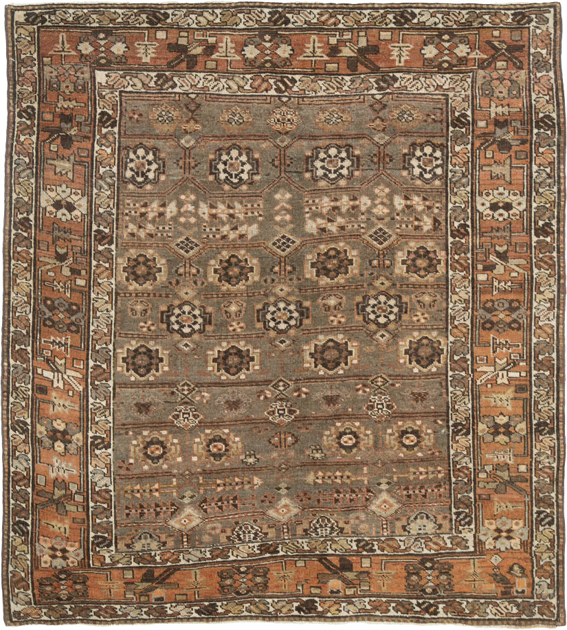 Antique Persian Kurdish Carpet, No.24486 - Gsblank