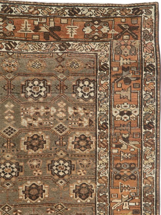 Antique Persian Kurdish Carpet, No.24486 - Gsblank