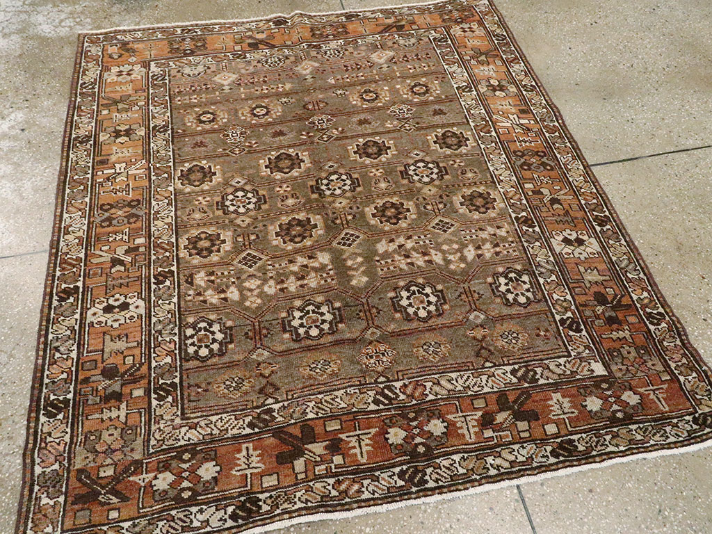 Antique Persian Kurdish Carpet, No.24486 - Gsblank