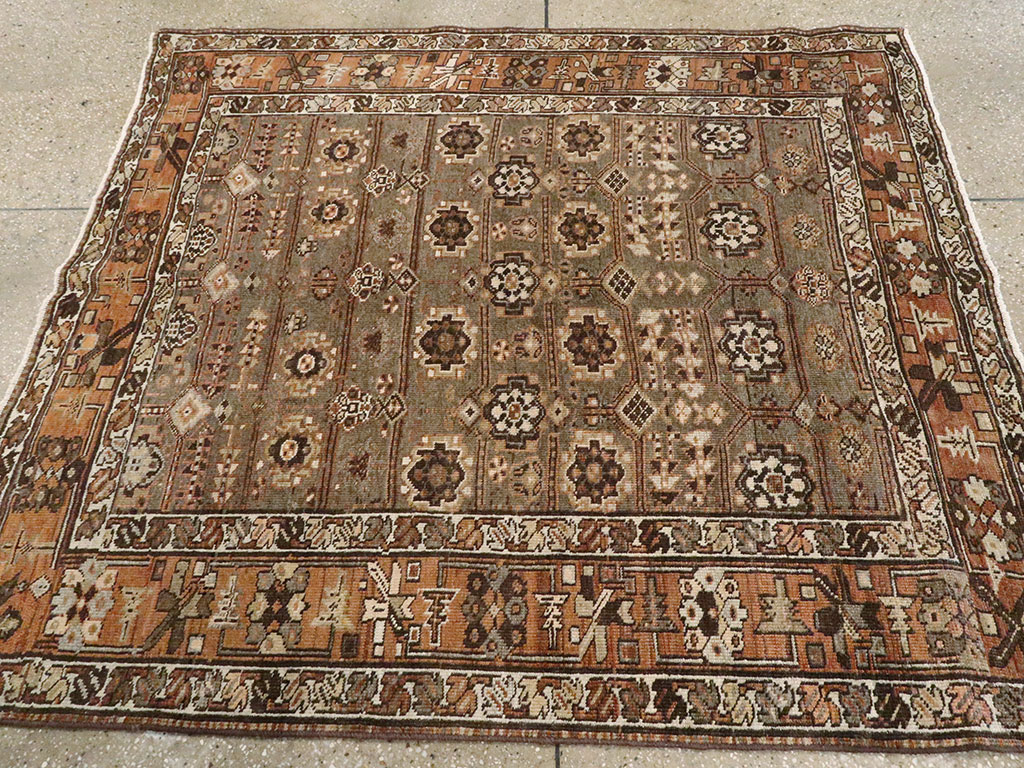 Antique Persian Kurdish Carpet, No.24486 - Gsblank