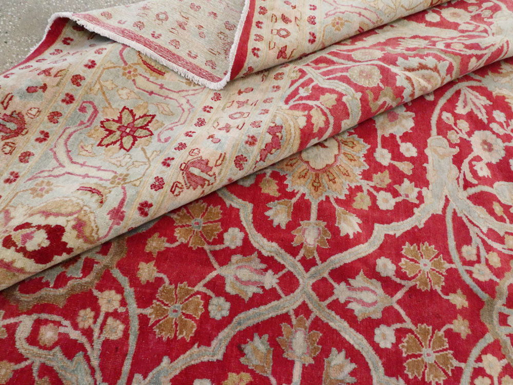 Antique Persian Tabriz Carpet, No.24493 - Gsblank