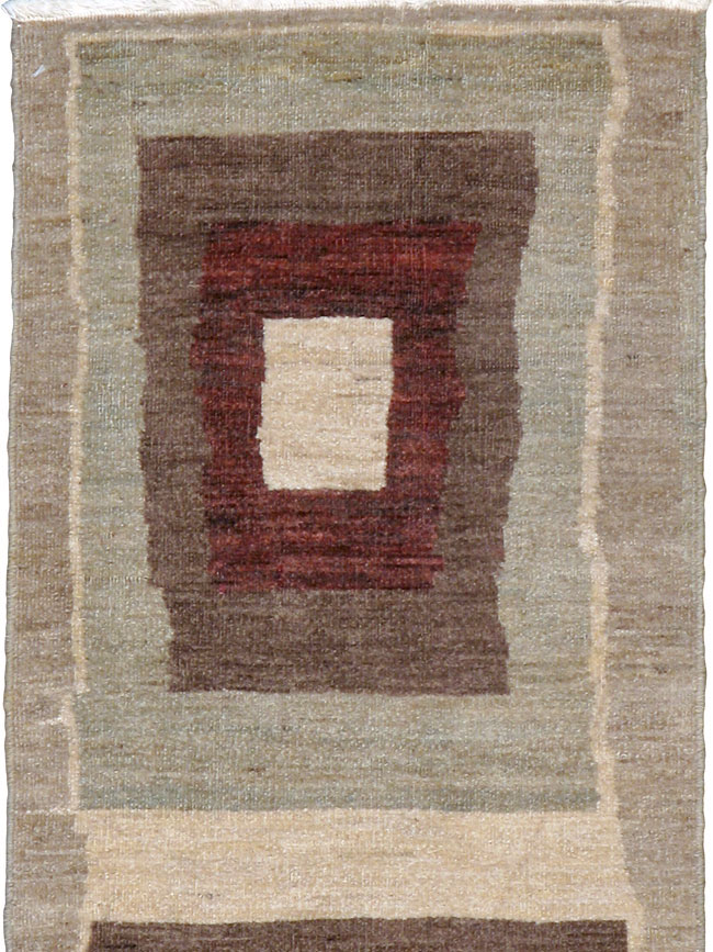 Modern Persian Tabriz Runner, No.24496 - Gsblank