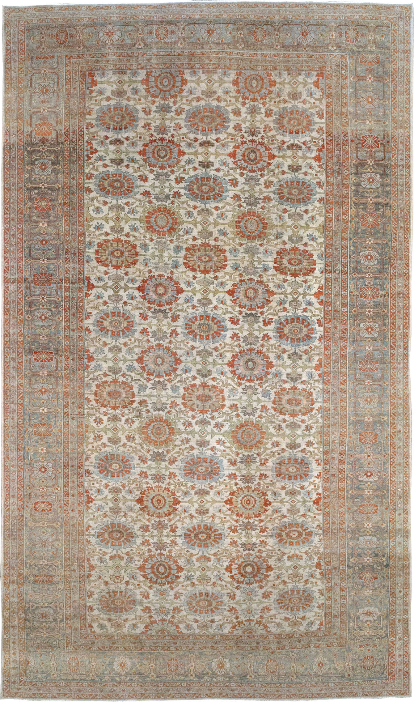 Antique Persian Bibikabad Oversize Carpet, No.24523 - Gsblank