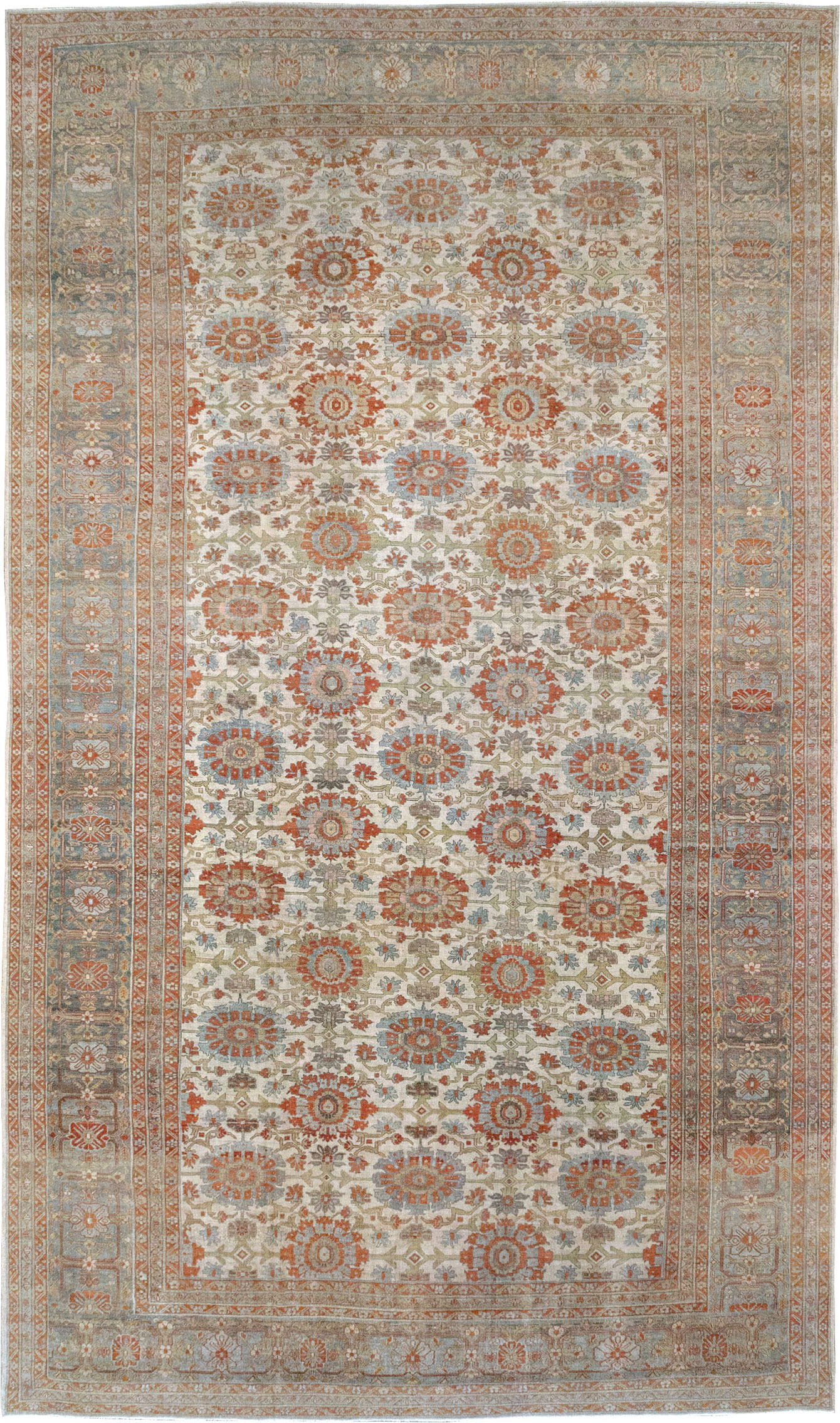 Antique Persian Bibikabad Oversize Carpet, No.24523 - Gsblank