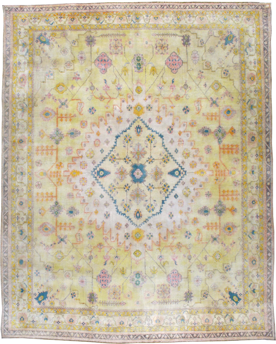 Vintage Indian Cotton Agra Carpet, No.24524 - Gsblank