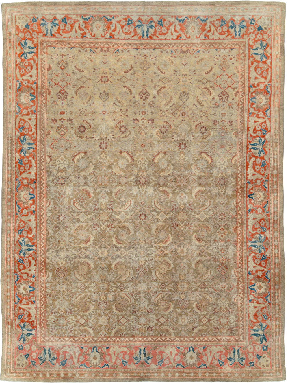 Antique Indian Lahore Carpet, No.24525 - Gsblank