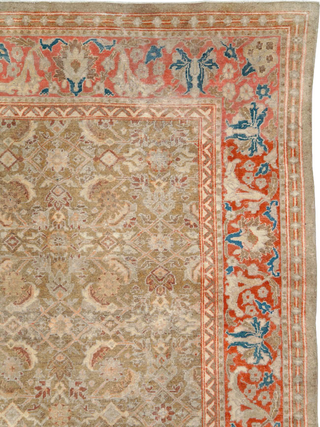 Antique Indian Lahore Carpet, No.24525 - Gsblank
