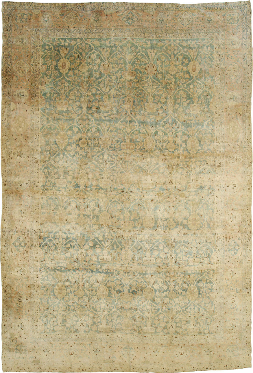 Antique Persian Tabriz Carpet, No.24529 - Gsblank