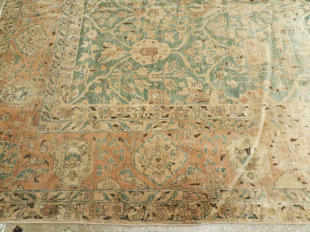 Antique Persian Tabriz Carpet, No.24529 - Gsblank