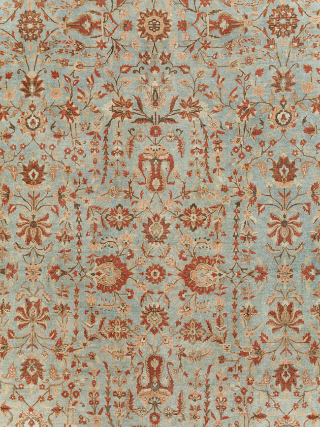 Antique Persian Kashan Oversize Carpet, No.24532 - Gsblank