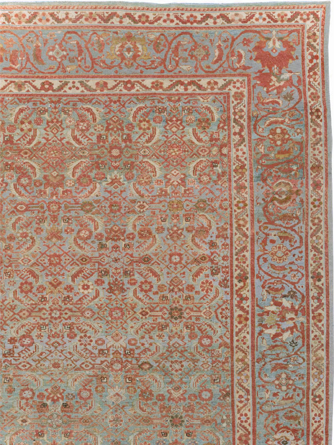 Antique Persian Malayer Large Carpet, No.24537 - Gsblank