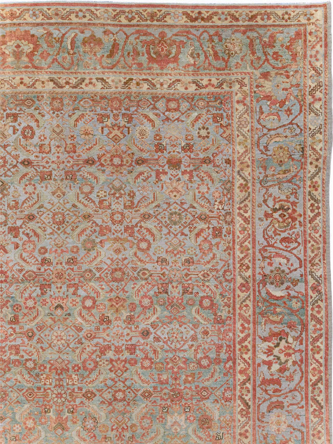Antique Persian Malayer Large Carpet, No.24537 - Gsblank