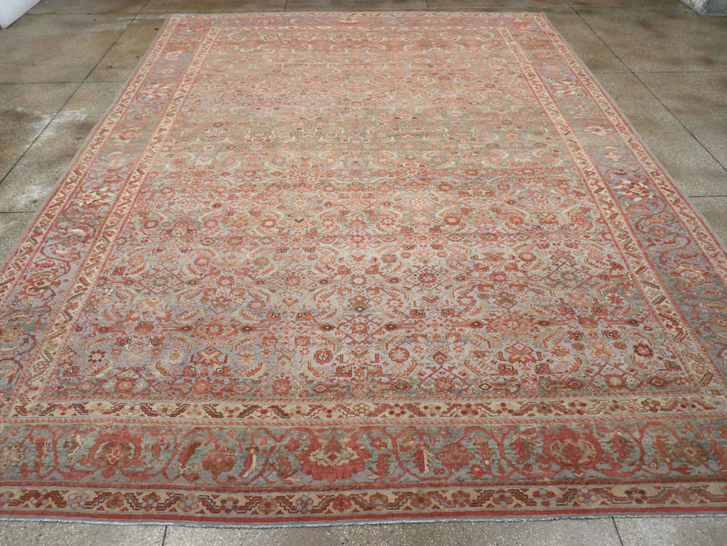 Antique Persian Malayer Large Carpet, No.24537 - Gsblank