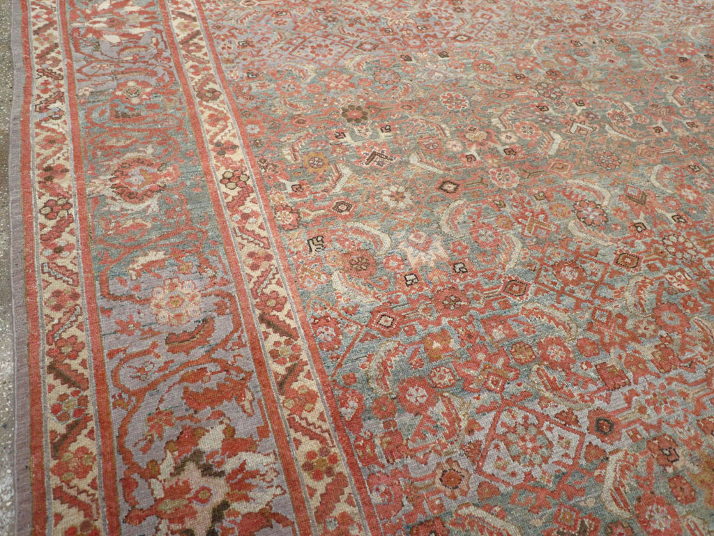 Antique Persian Malayer Large Carpet, No.24537 - Gsblank