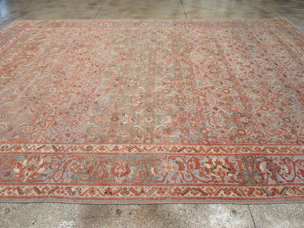 Antique Persian Malayer Large Carpet, No.24537 - Gsblank