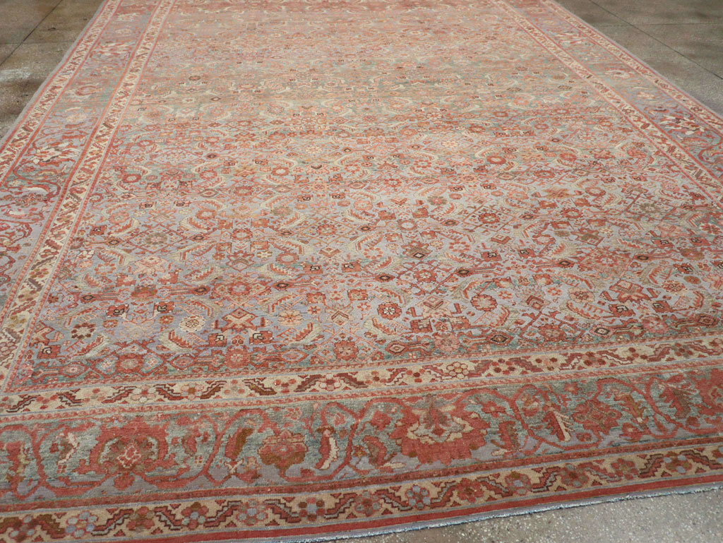 Antique Persian Malayer Large Carpet, No.24537 - Gsblank