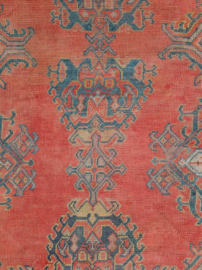 Antique Turkish Oushak Gallery Carpet, No.24548 - Gsblank