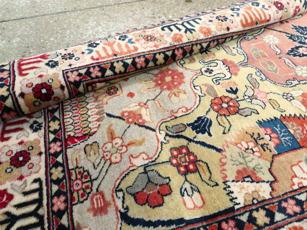 Vintage Persian Tabriz Runner, No.24553 - Gsblank