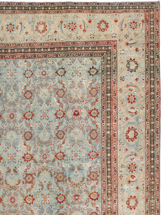 Antique Persian Tabriz Carpet, No.24559 - Gsblank