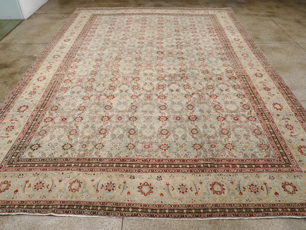 Antique Persian Tabriz Carpet, No.24559 - Gsblank