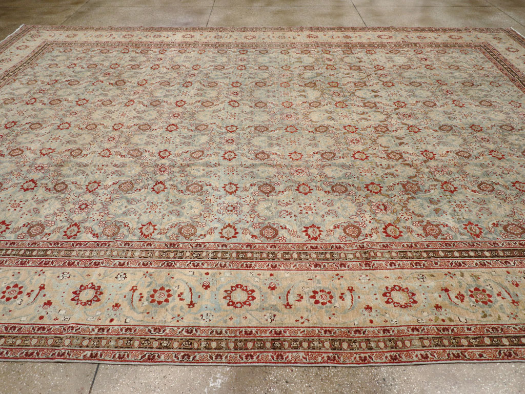 Antique Persian Tabriz Carpet, No.24559 - Gsblank