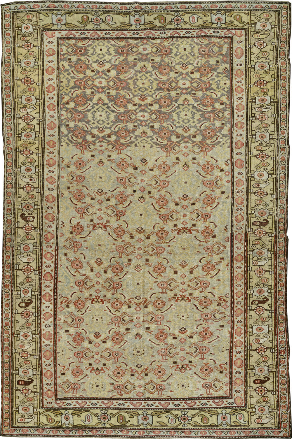 Antique Persian Kurd Accent Rug, No.24560 - Gsblank