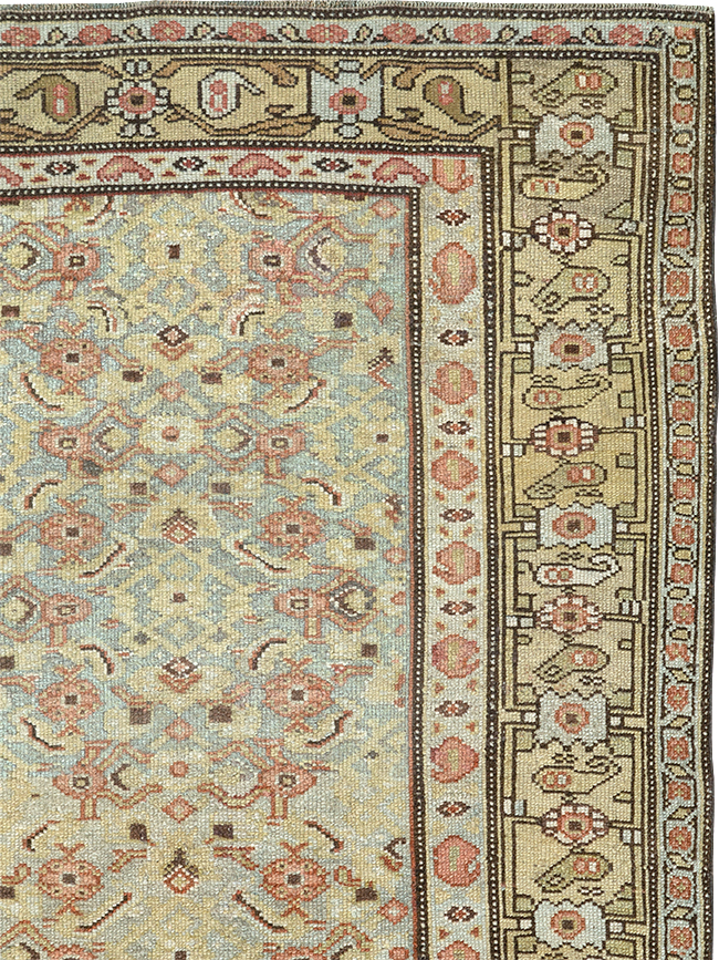 Antique Persian Kurd Accent Rug, No.24560 - Gsblank