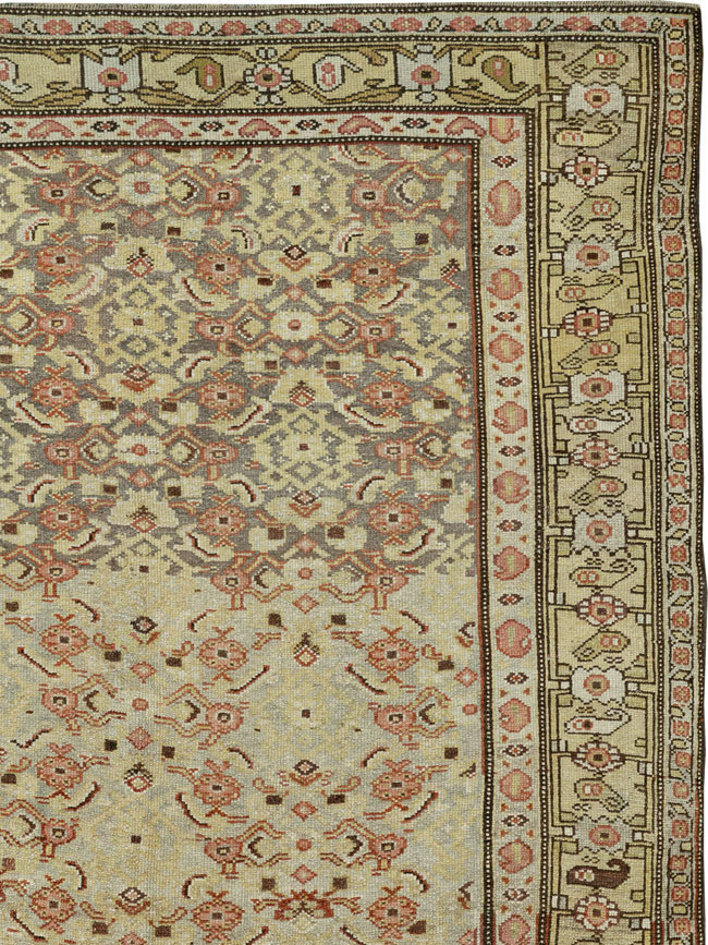 Antique Persian Kurd Accent Rug, No.24560 - Gsblank