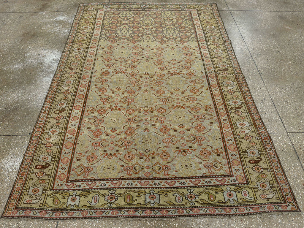 Antique Persian Kurd Accent Rug, No.24560 - Gsblank