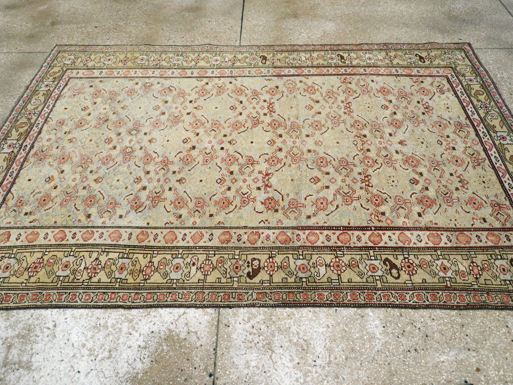 Antique Persian Kurd Accent Rug, No.24560 - Gsblank