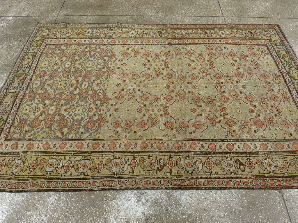 Antique Persian Kurd Accent Rug, No.24560 - Gsblank