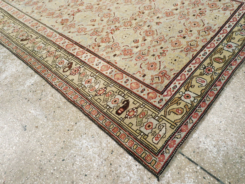 Antique Persian Kurd Accent Rug, No.24560 - Gsblank