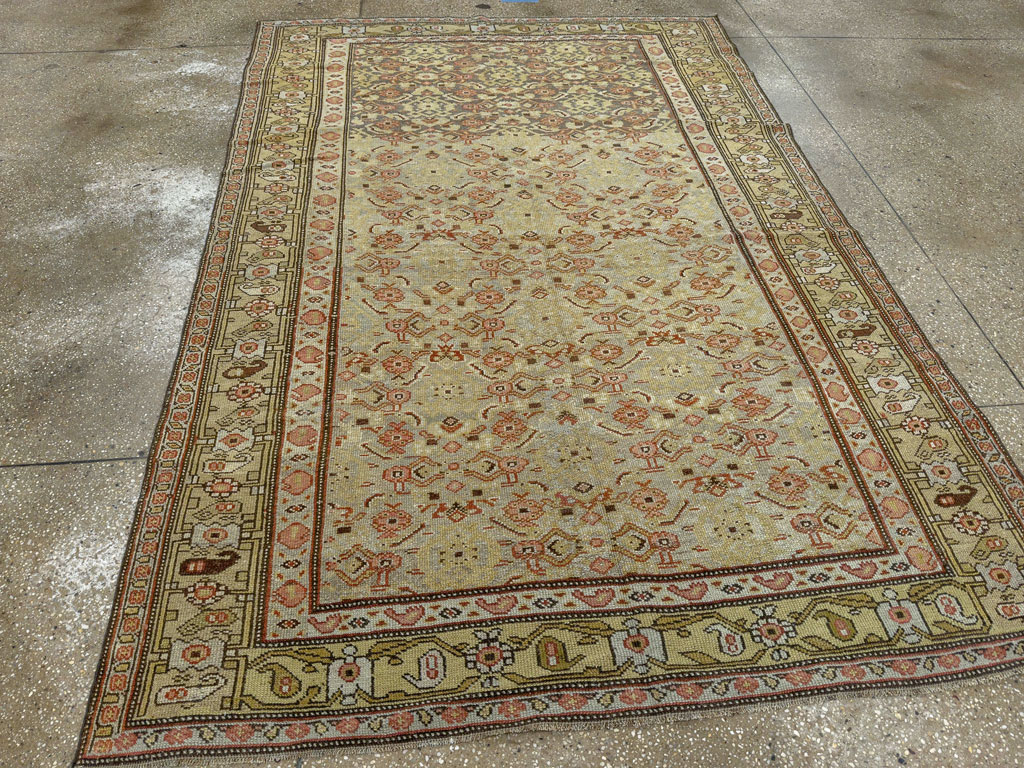 Antique Persian Kurd Accent Rug, No.24560 - Gsblank