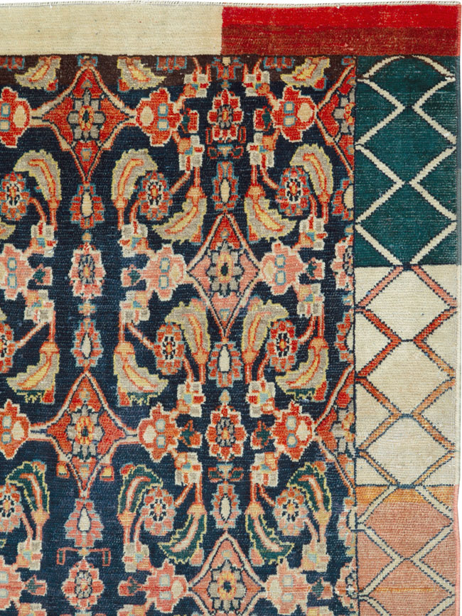 Vintage Persian Tabriz Rug, No.24562 - Gsblank