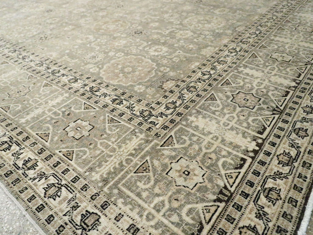 Antique Persian Tabriz Room Size Carpet, No.24570 - Gsblank