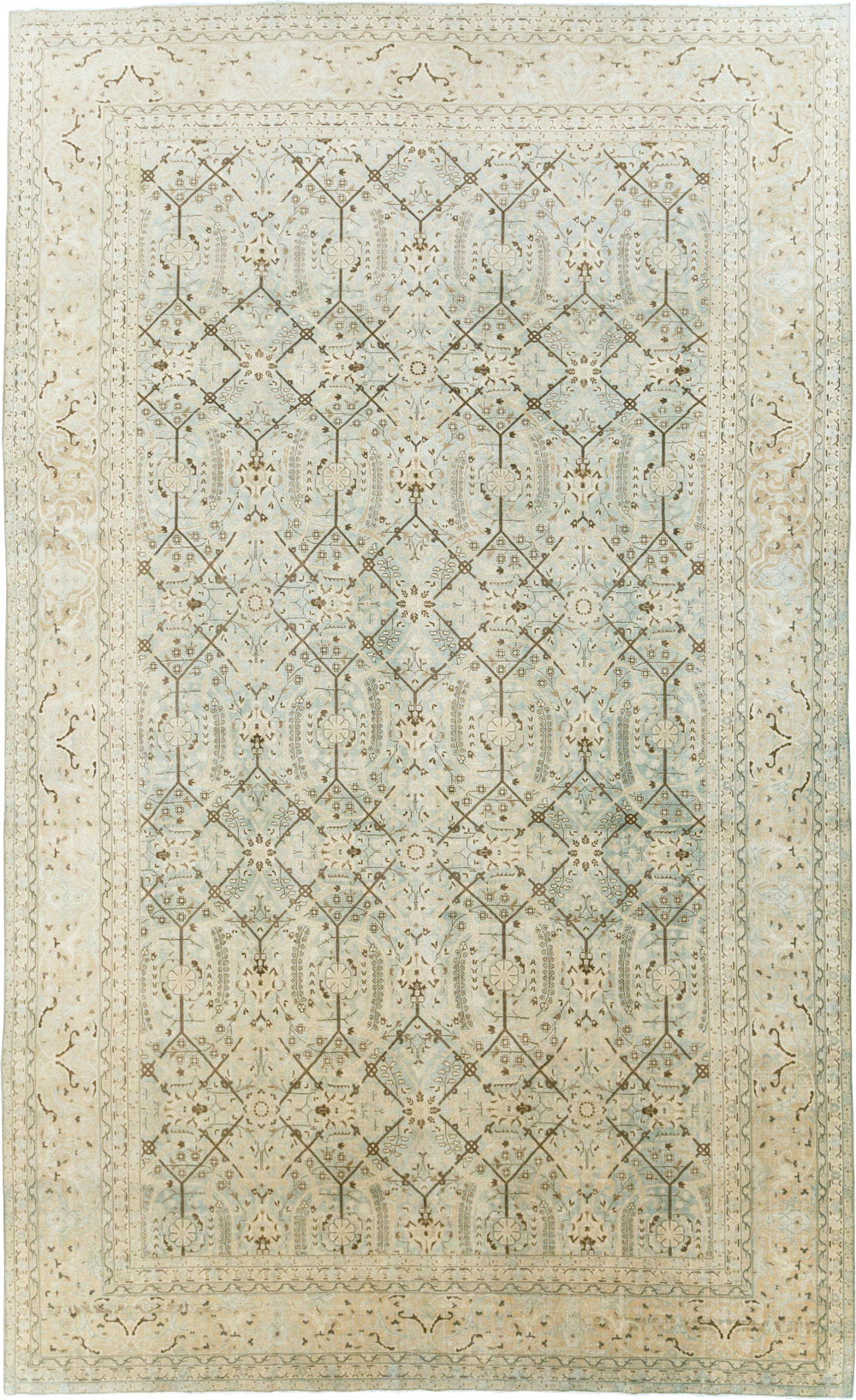 Antique Persian Tabriz Carpet, No.24579 - Gsblank