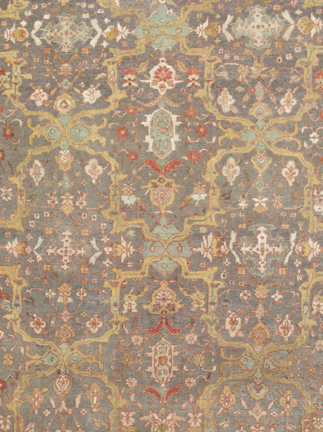 Antique Persian Mahal Carpet, No.24580 - Gsblank