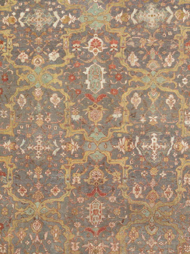 Antique Persian Mahal Carpet, No.24580 - Gsblank