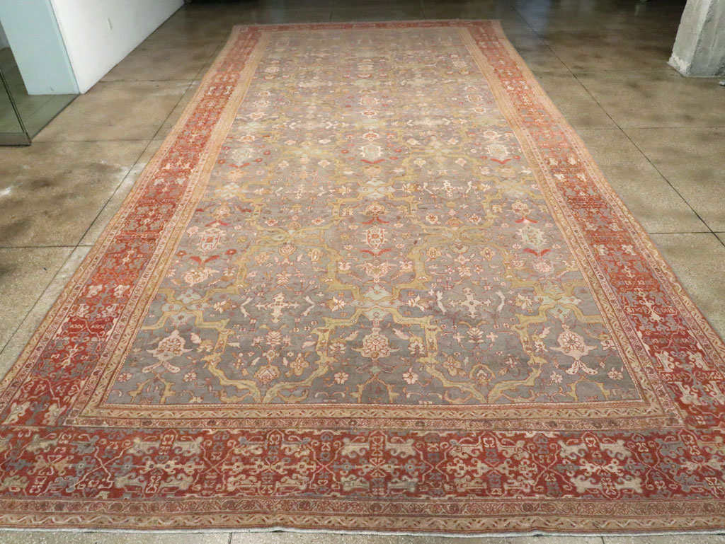 Antique Persian Mahal Carpet, No.24580 - Gsblank