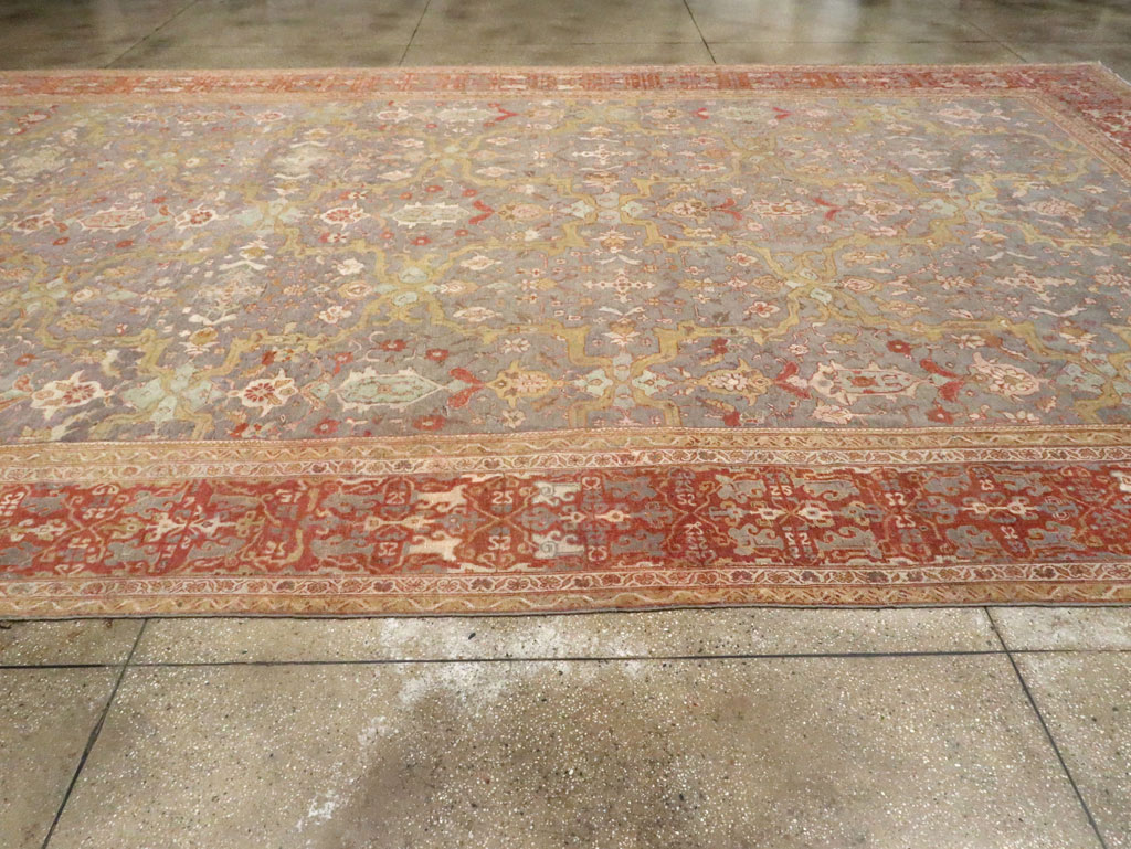 Antique Persian Mahal Carpet, No.24580 - Gsblank