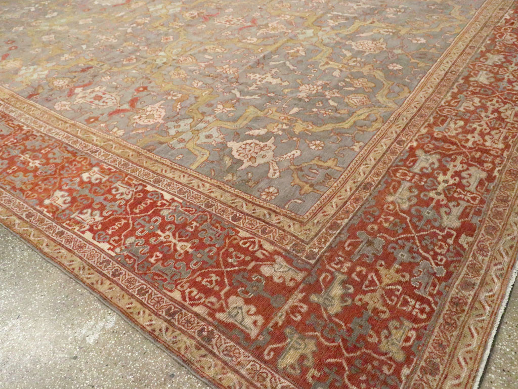 Antique Persian Mahal Carpet, No.24580 - Gsblank