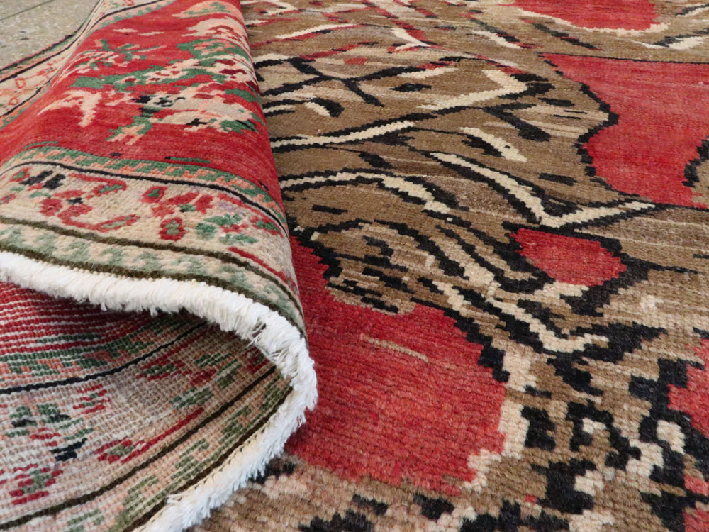 Antique Caucasian Karabagh Pictorial Rug, No.24589 - Gsblank