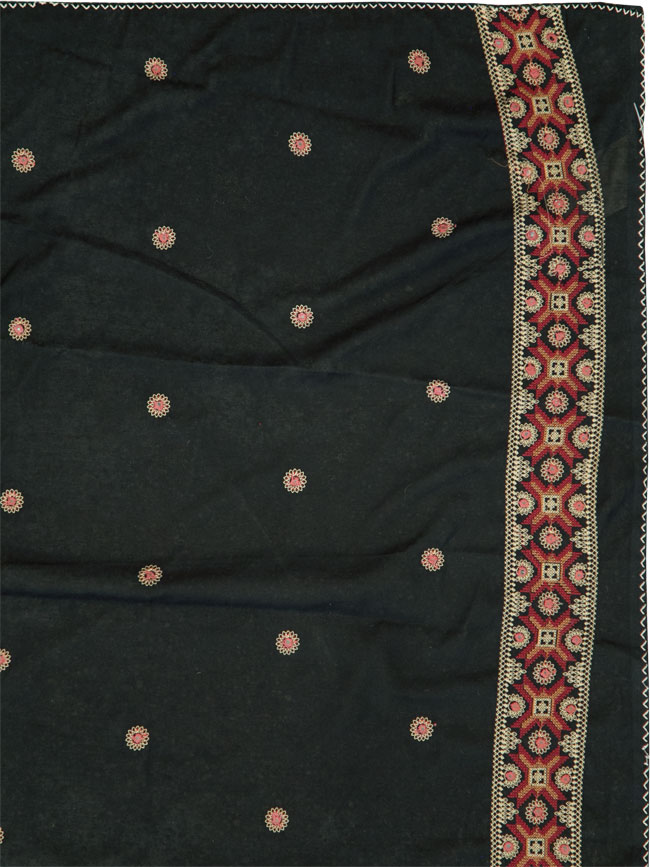 Vintage Persian Embroidered Textile, No.24590 - Gsblank