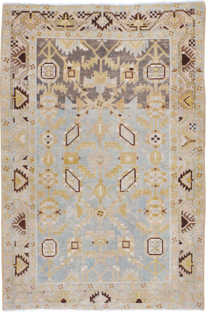 Vintage Persian Malayer Rug, No.24594 - Gsblank