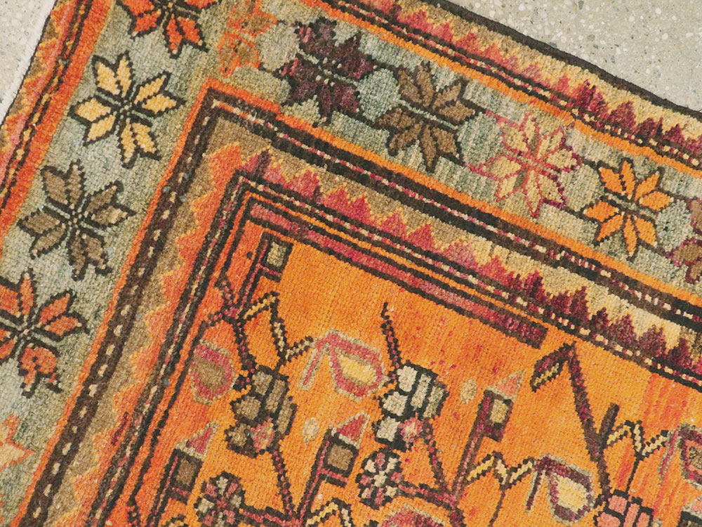 Vintage Persian Malayer Rug, No.24598 - Gsblank