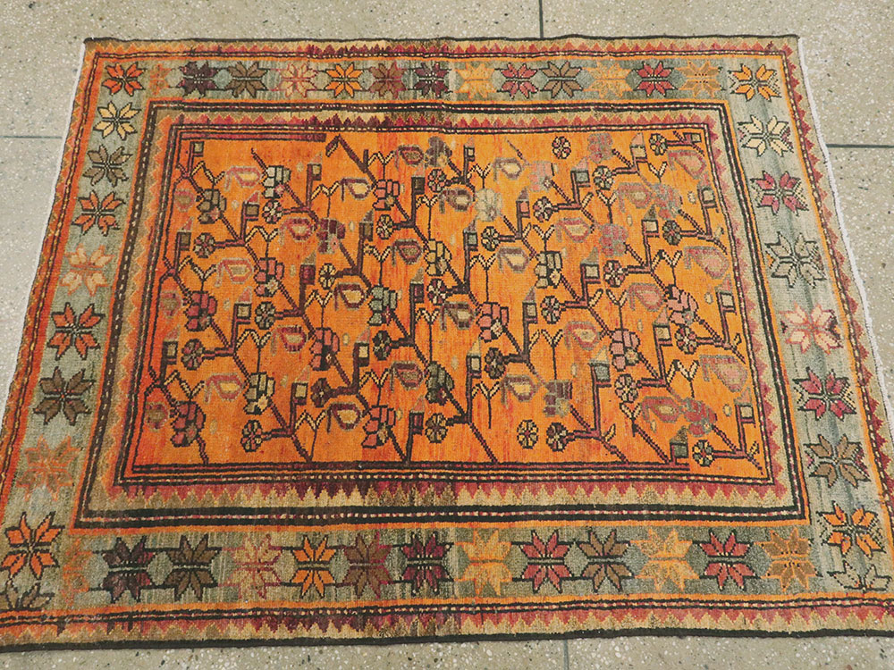 Vintage Persian Malayer Rug, No.24598 - Gsblank