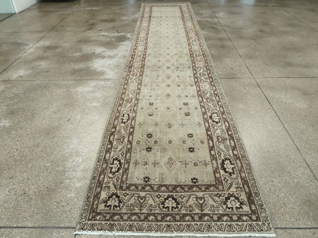 Vintage Persian Malayer Runner (Pair: 1 of 2), No.24599 - Gsblank